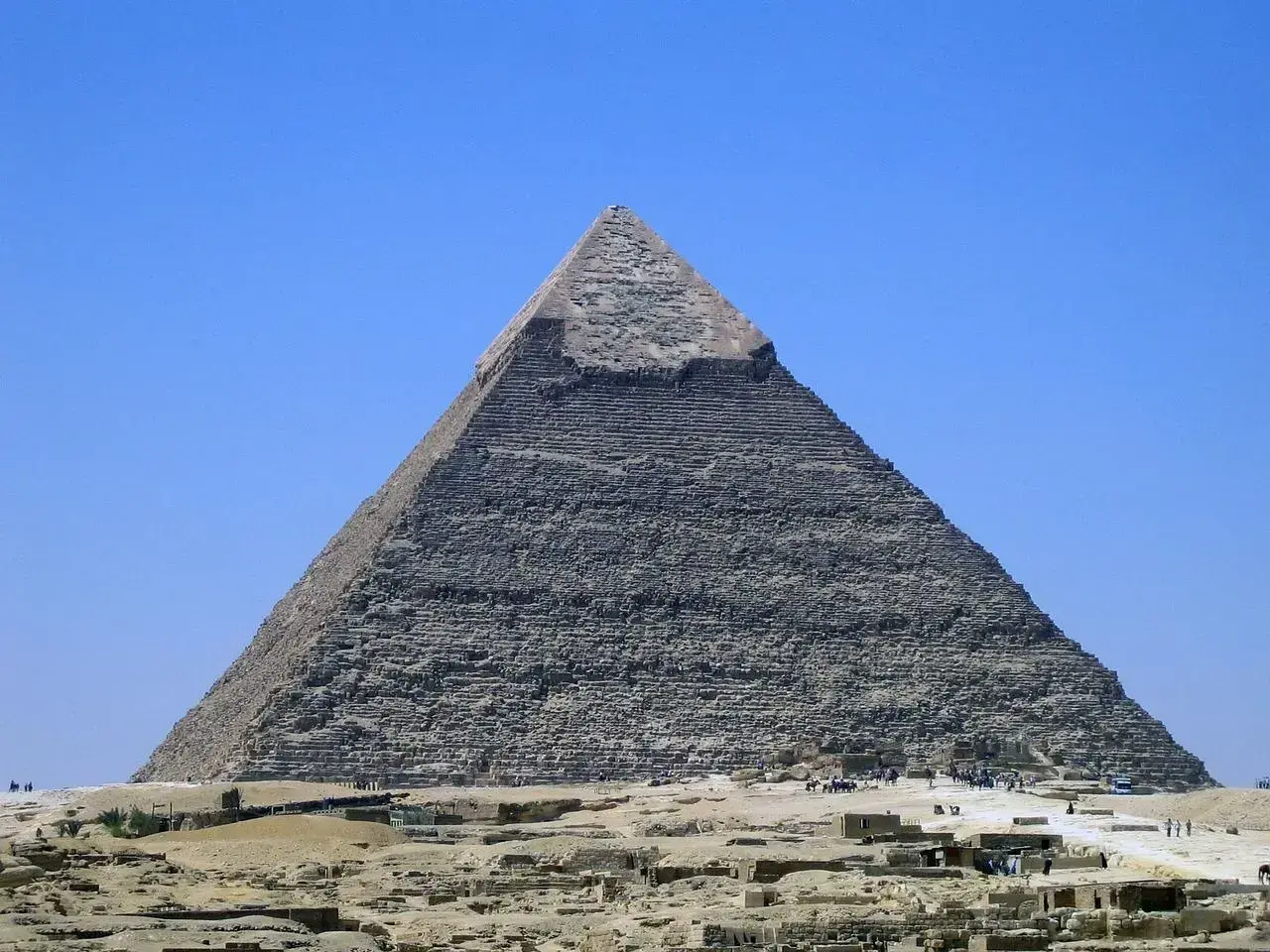 les différentes couches d'une pyramide