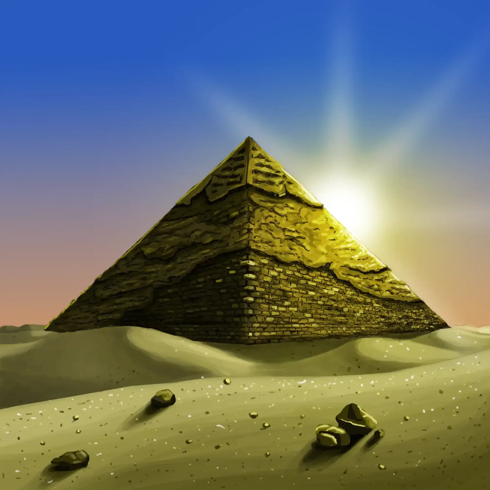 Wie zeichnet man eine Pyramide?
