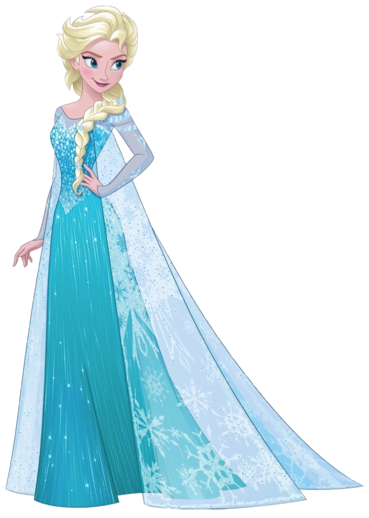 Modèle pour le dessin de la reine des neiges
