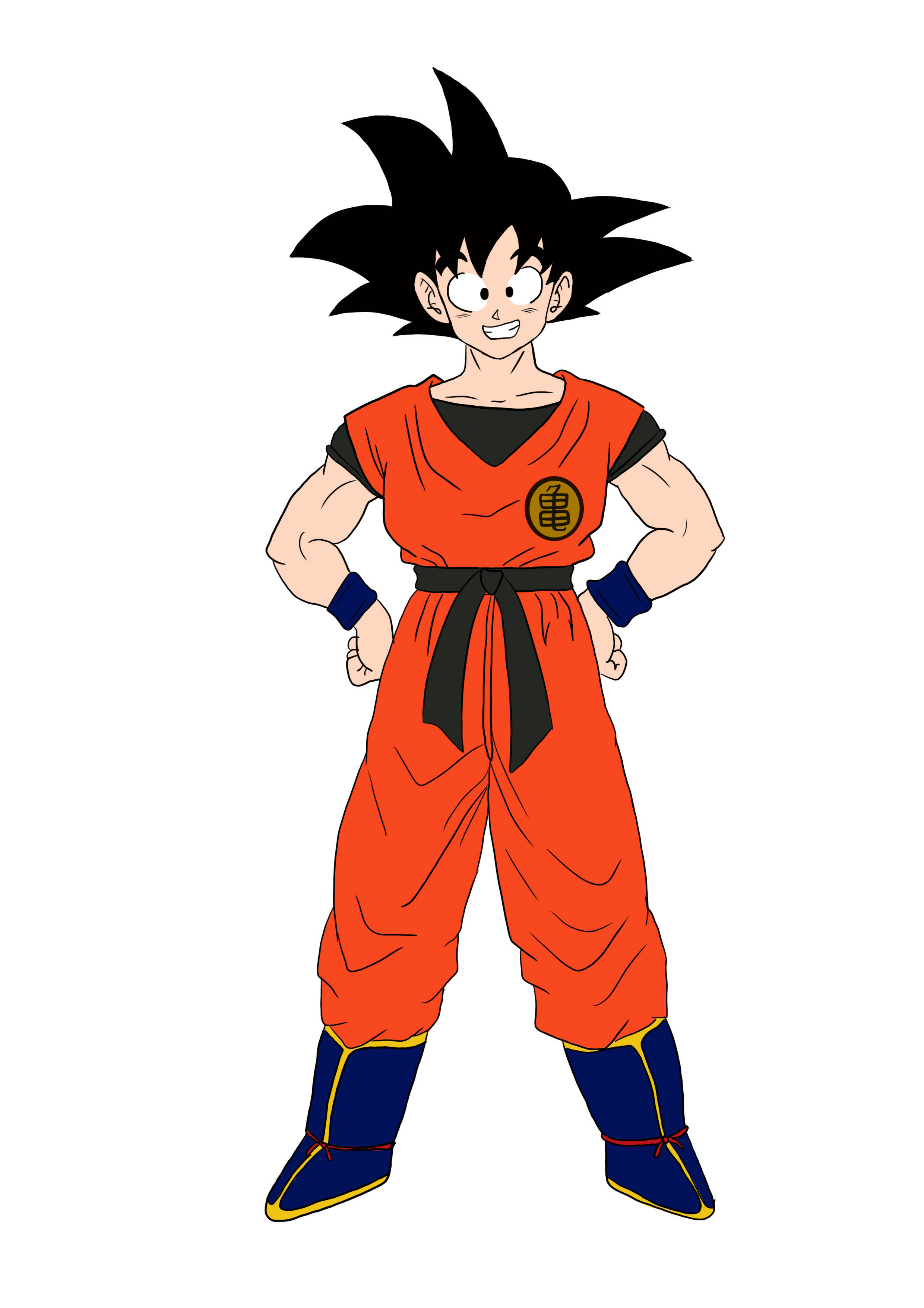 Dragon Ball Fanart: So zeichnen Sie Son Goku