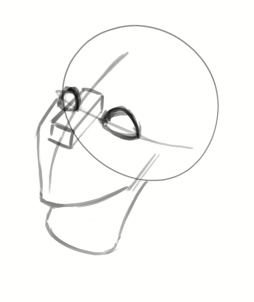 Dessiner les yeux de la sirène