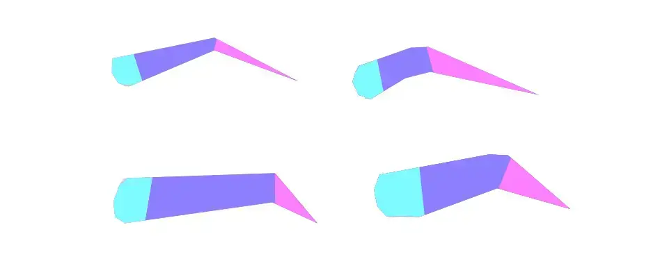 les différents types de sourcils