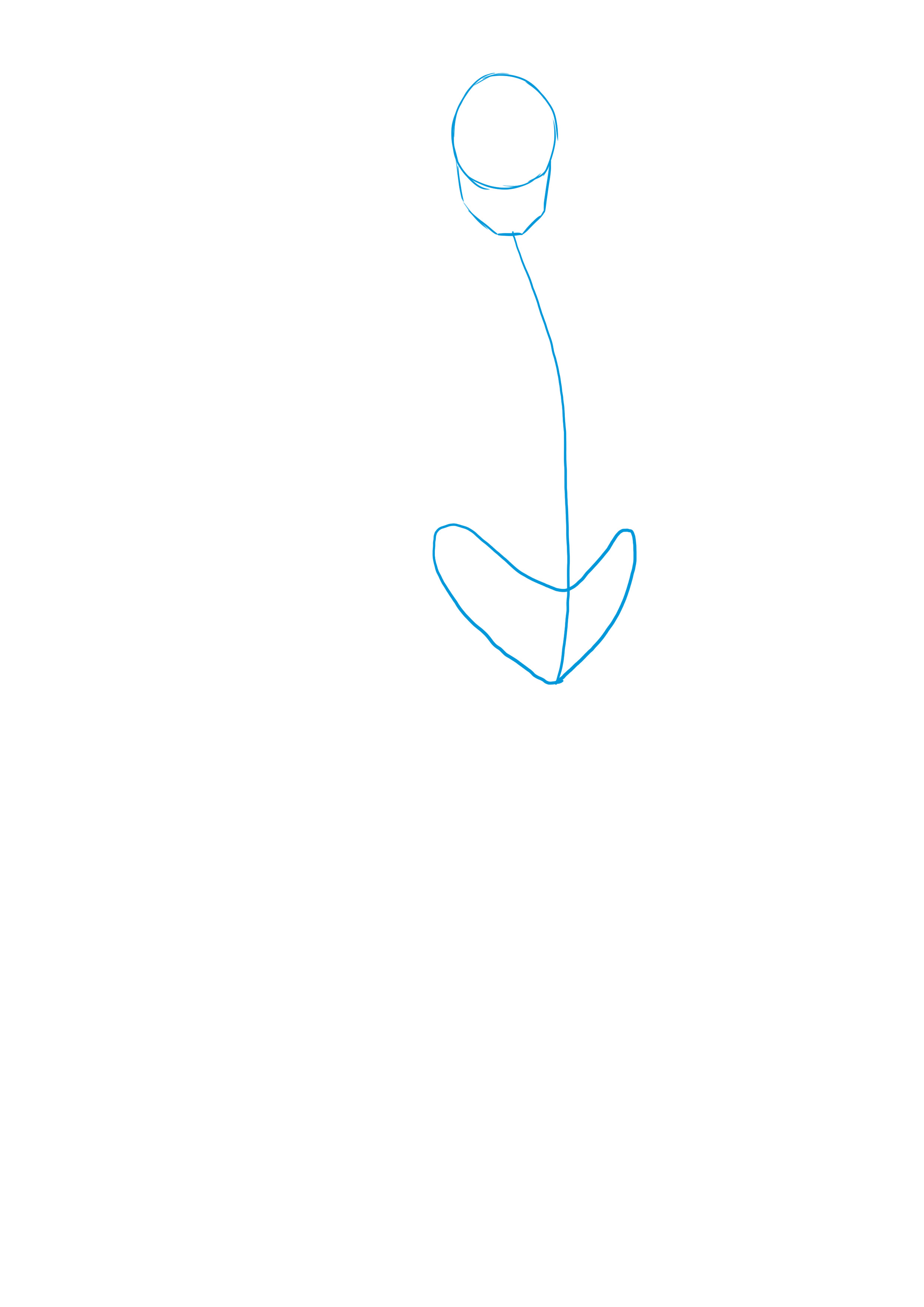 dessiner la base du haut du corps d'un super héros