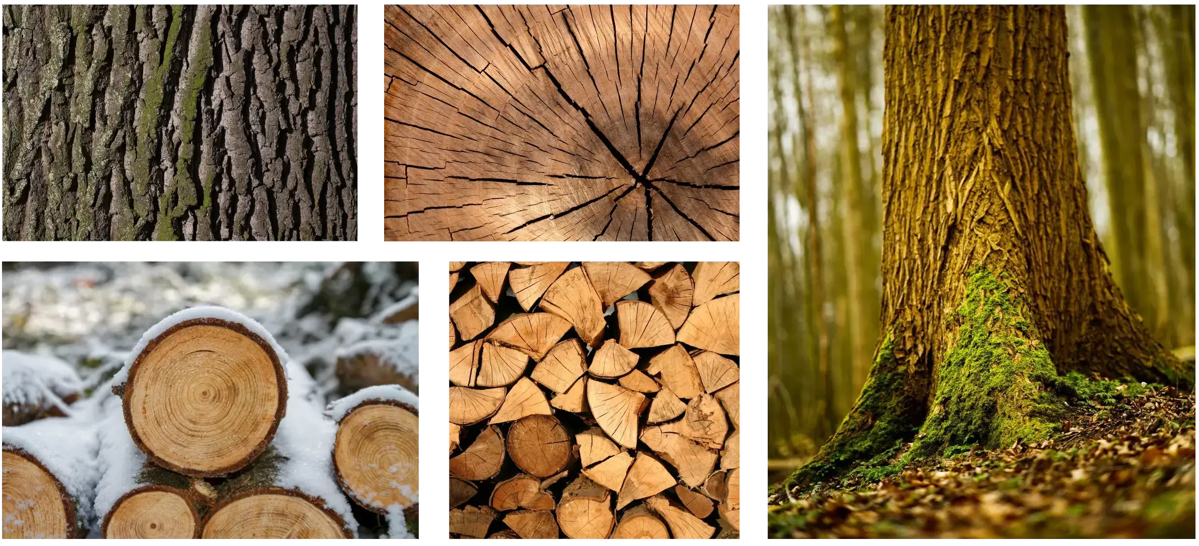 photos d’arbres pour observer leur texture