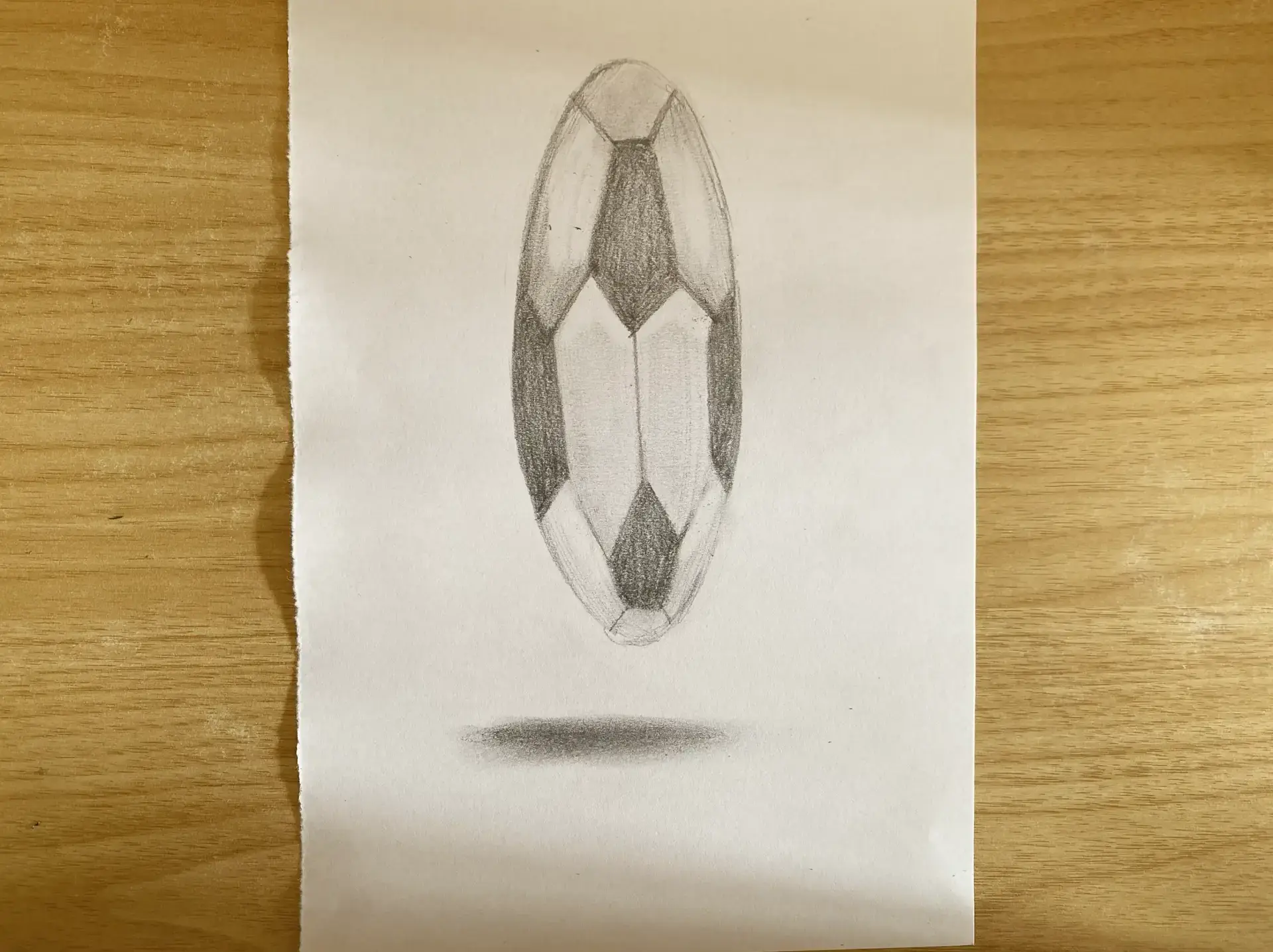 dessiner les détails d’un ballon en trompe-l’œil