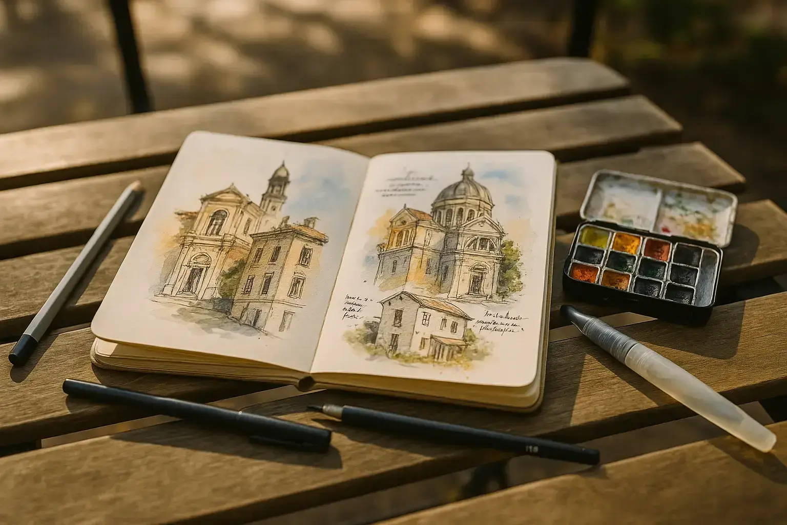 le matériel de dessin idéal pour l’urban sketching 