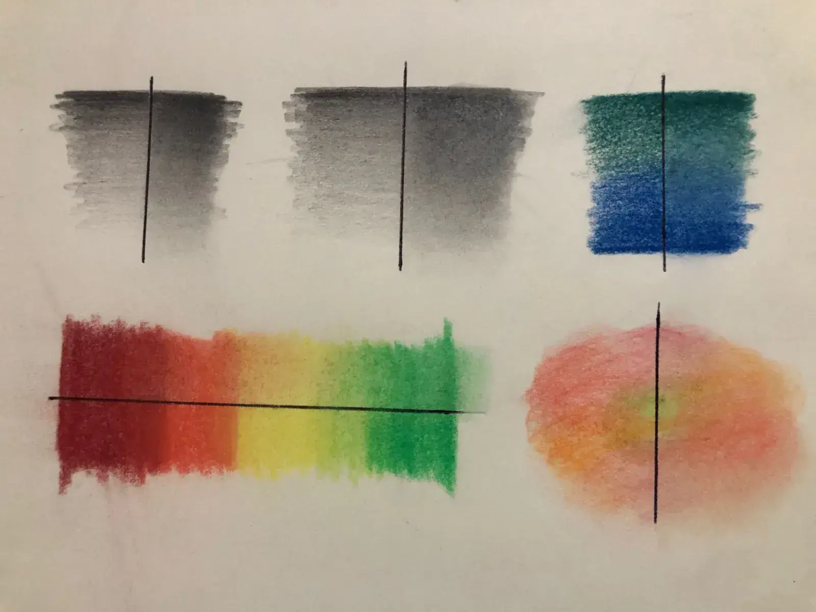dessiner des dégradés et estomper la moitié