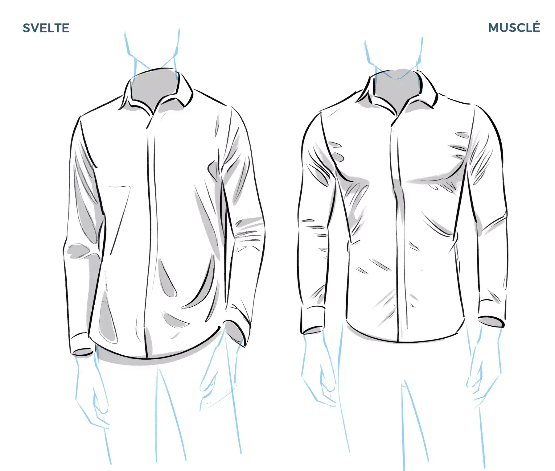 dessin d’une chemise