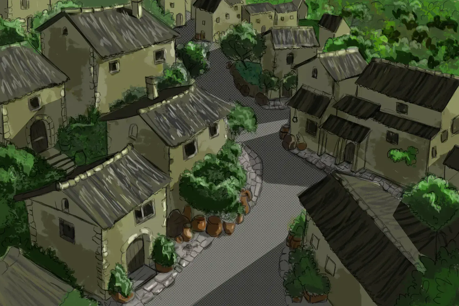 How to Draw a Village