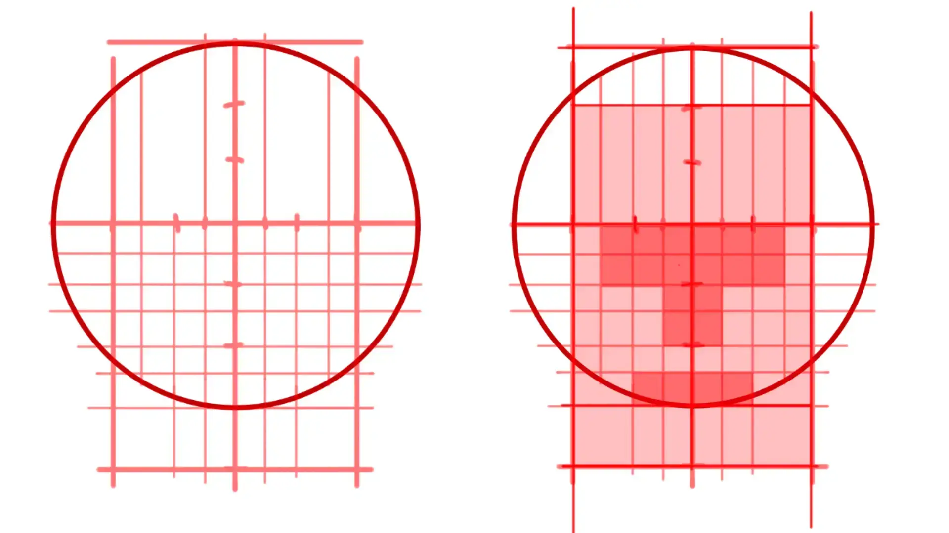 dessiner la grille de proportions d’un visage
