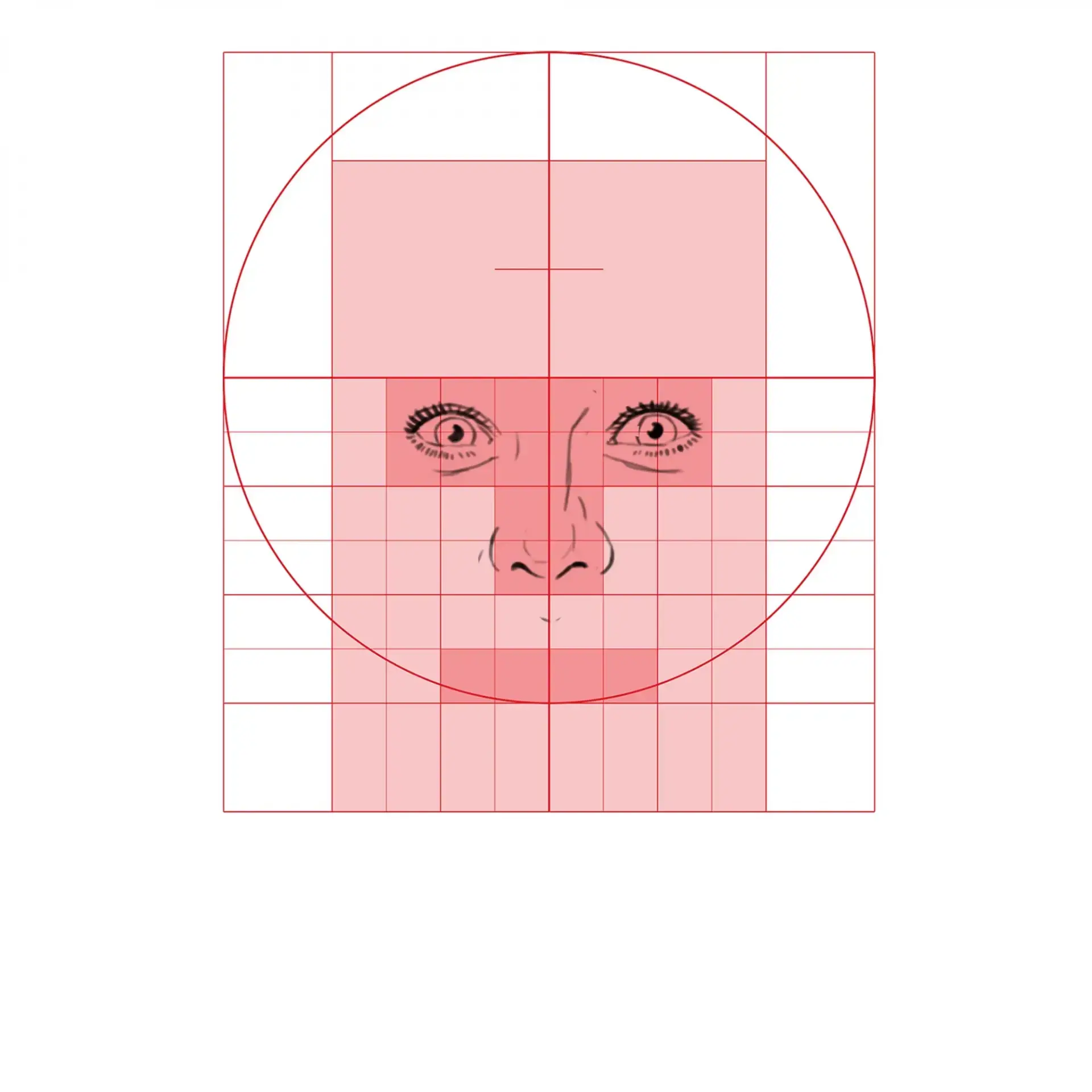 dessiner le nez d’un visage qui a peur