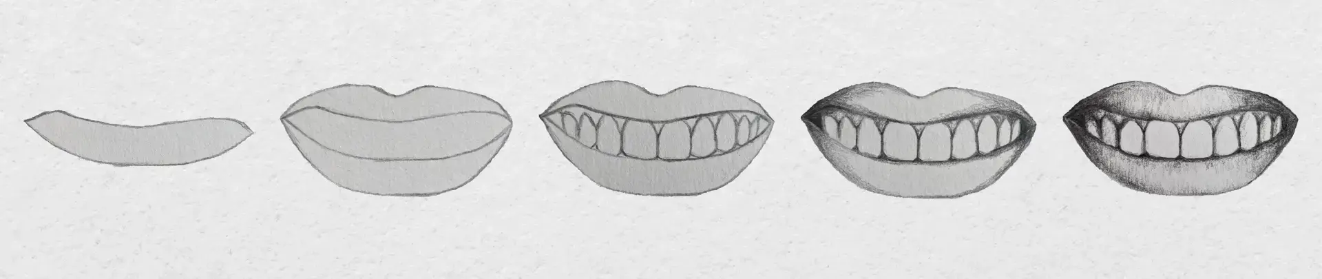 dessiner une bouche sur un visage souriant