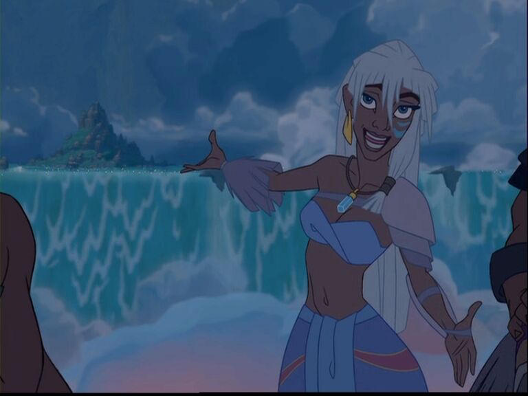 exemple du visage de Kida d’Atlantide