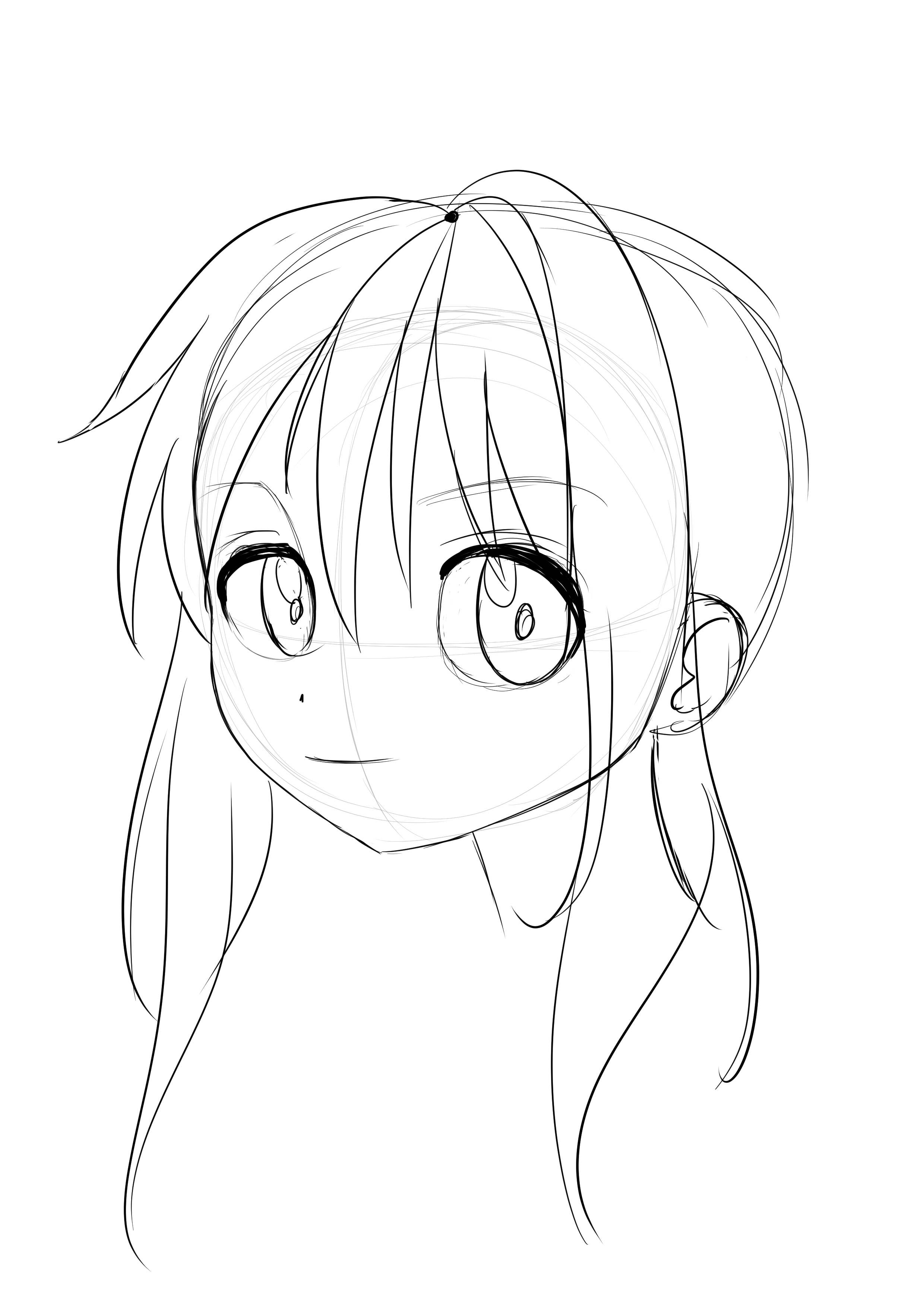 dessiner les cheveux de fille manga 3