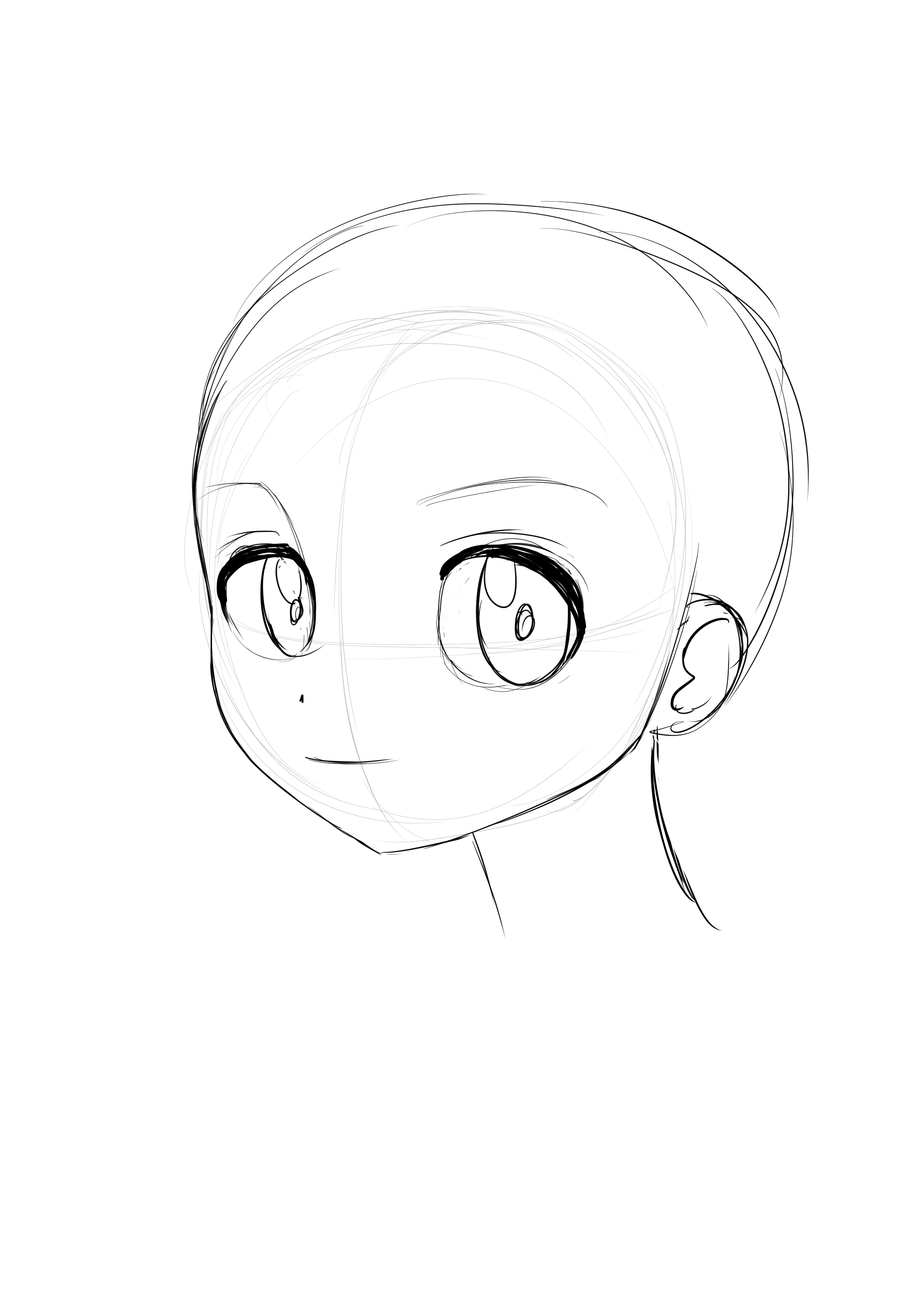 dessiner le cou du personnage manga   